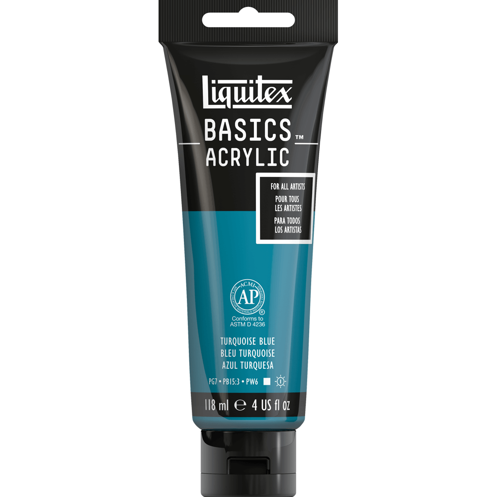 Tinta Acrílica Liquitex Basics 118ml 046 Turquoise Blue