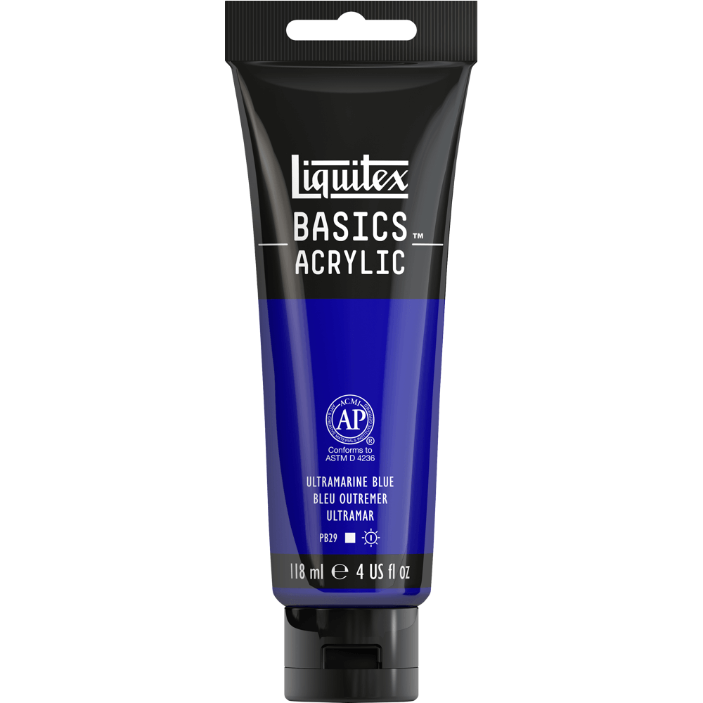 Tinta Acrílica Liquitex Basics 118ml 380 Ultramarine Blue