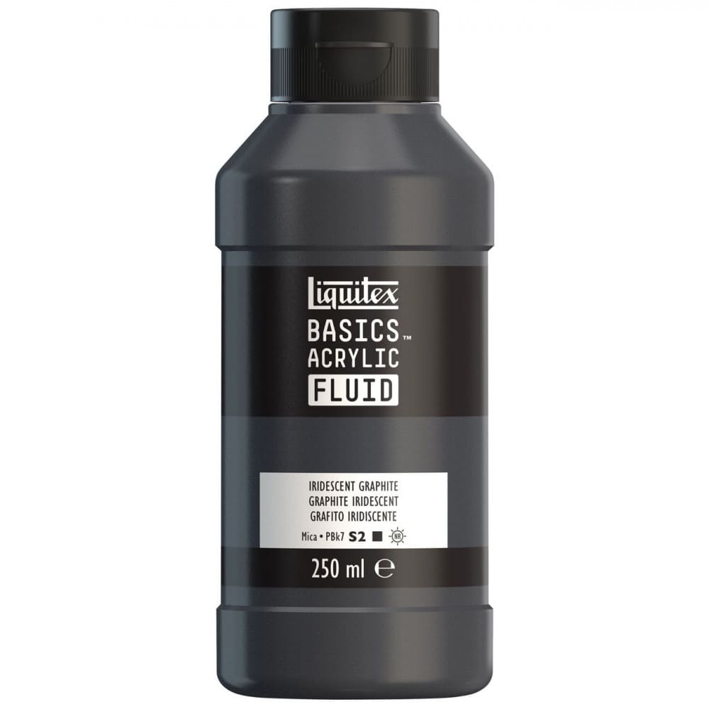 Tinta Acrílica Liquitex Basics Fluída 250ml Iridescent Graphite