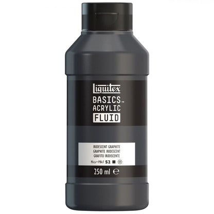 Tinta Acrílica Liquitex Basics Fluída 250ml Iridescent Graphite
