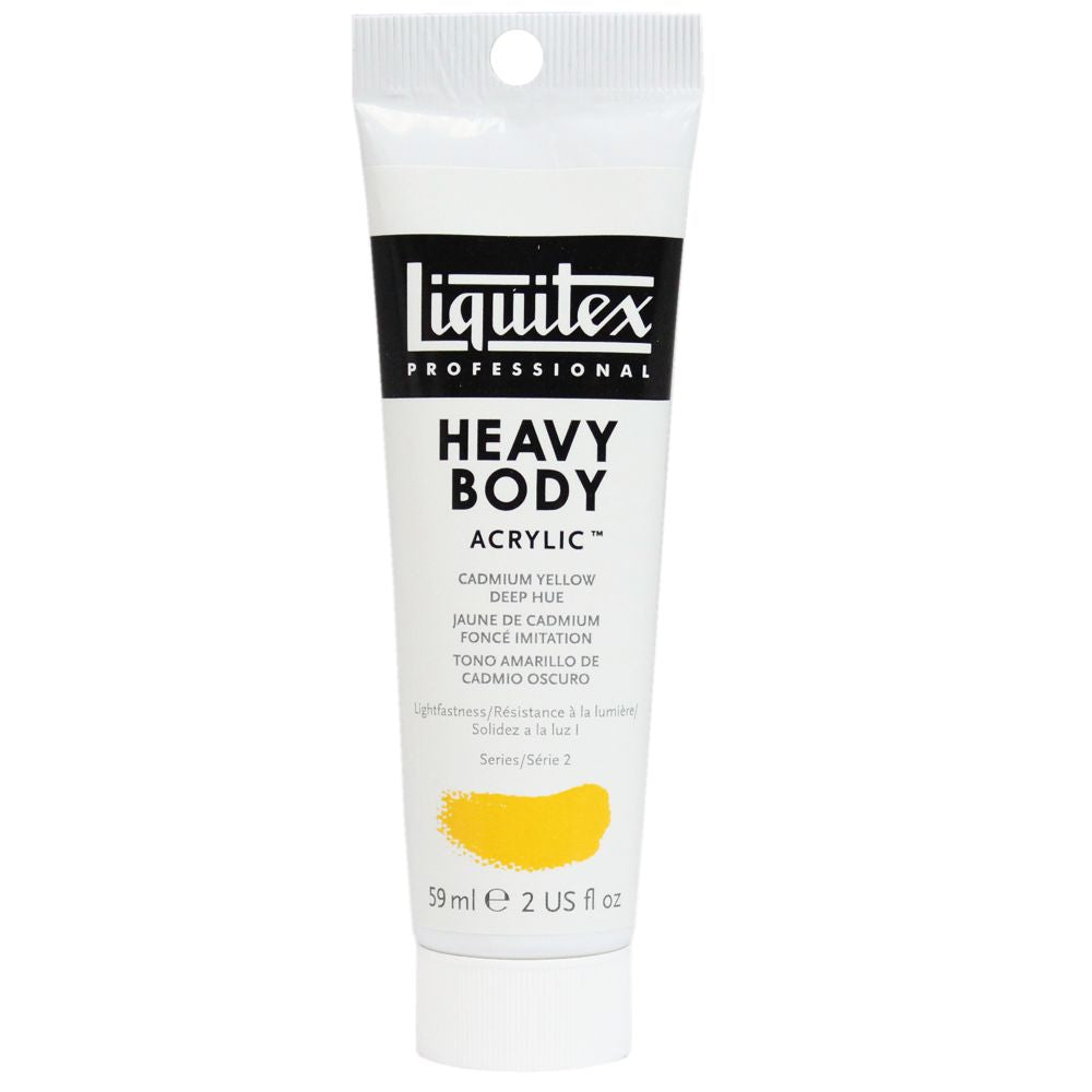 Tinta Acrílica Liquitex Heavy Body 163 Cadmium Yellow Deep Hue 59ml