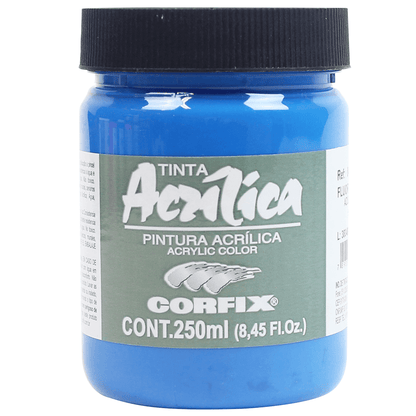 Tinta Acrílica Corfix 250ml Fluorescente