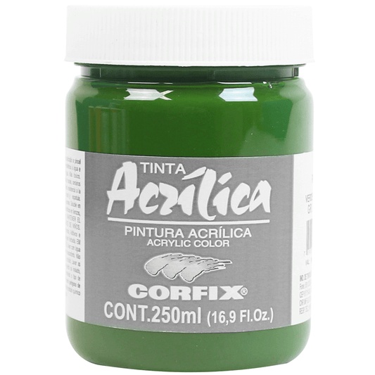 Tinta Acrílica Corfix 250ml 111 Verde Oliva G1