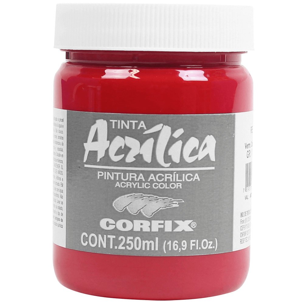 Tinta Acrílica Corfix 250ml G1