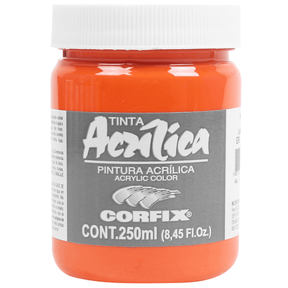 Tinta Acrílica Corfix 250ml G1
