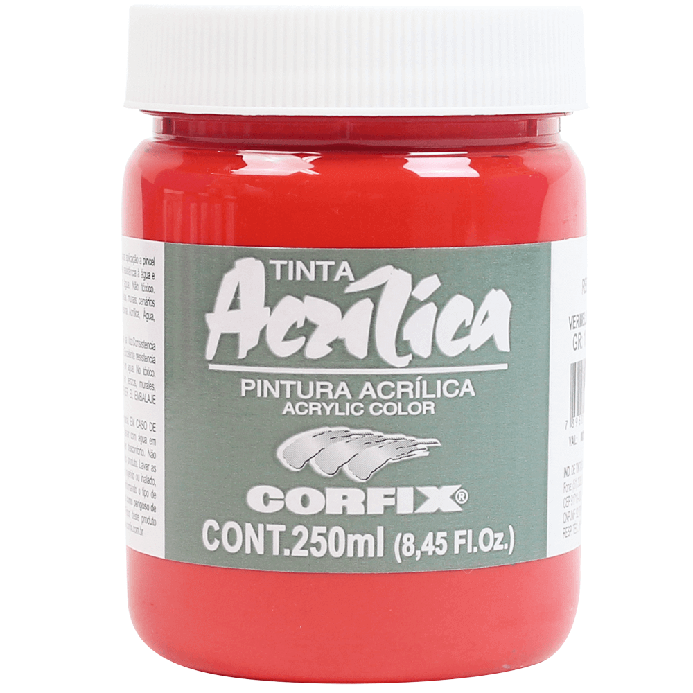 Tinta Acrílica Corfix 250ml G1
