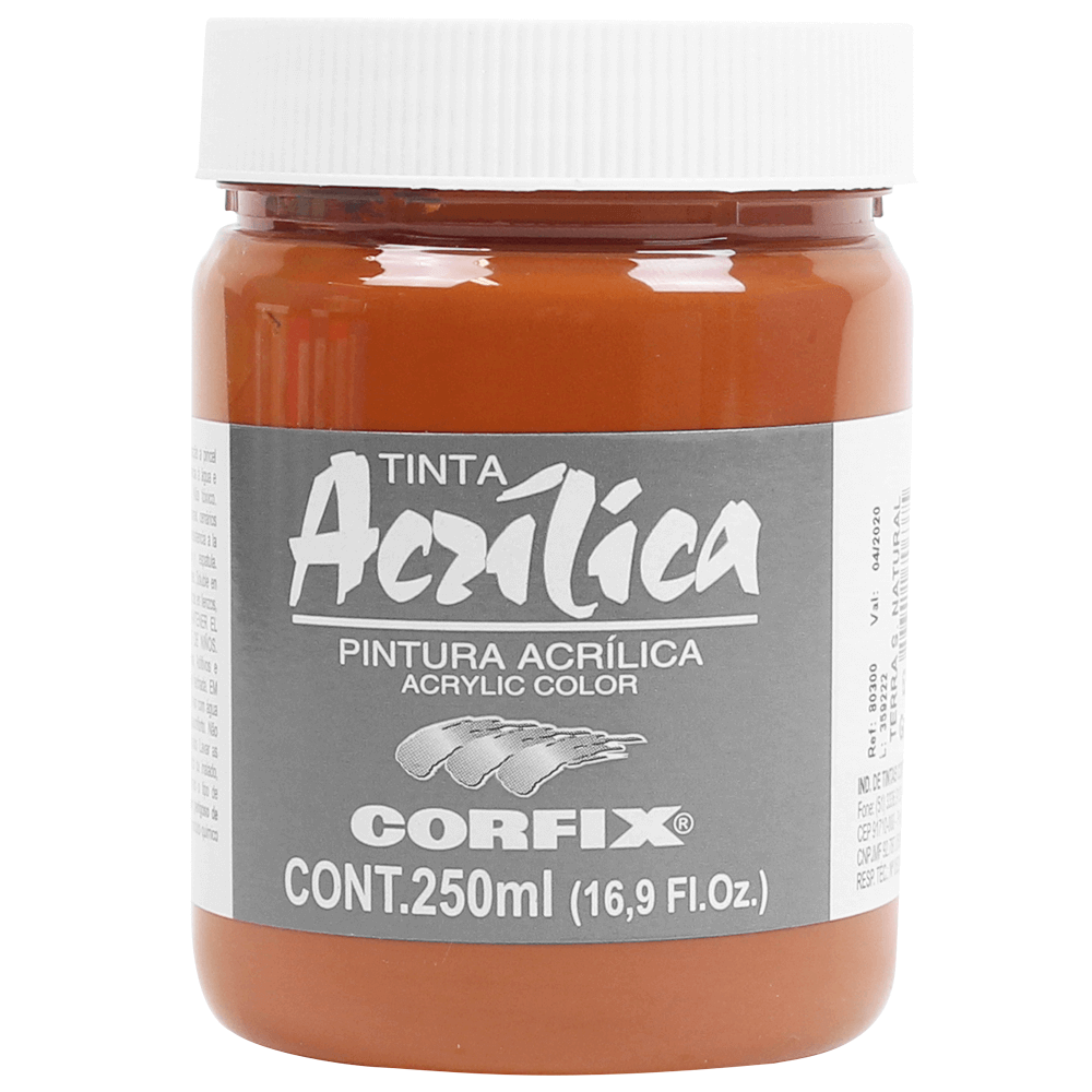 Tinta Acrílica Corfix 250ml G1