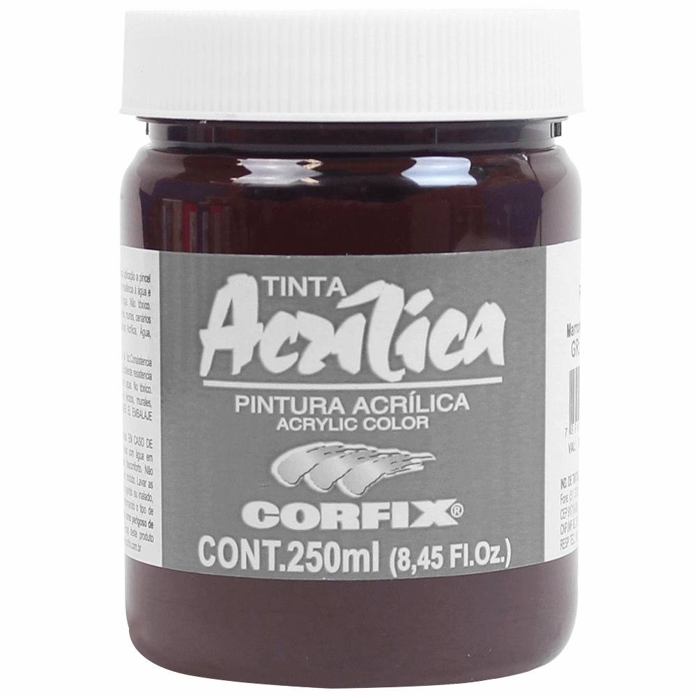 Tinta Acrílica Corfix 250ml G1