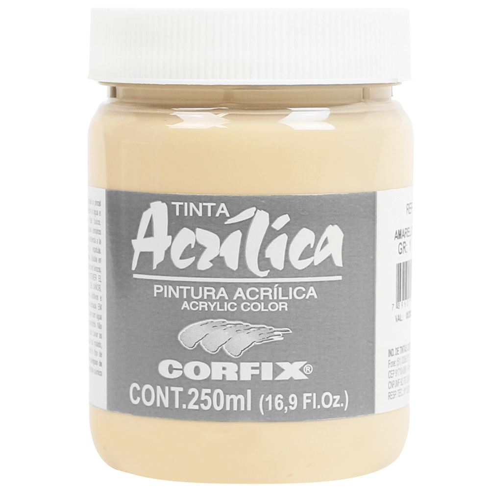 Tinta Acrílica Corfix 250ml G1