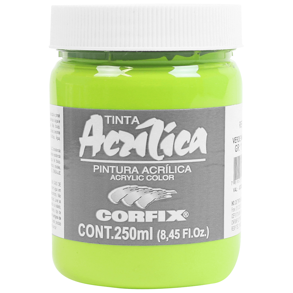 Tinta Acrílica Corfix 250ml  77 Verde Inglês Claro G1