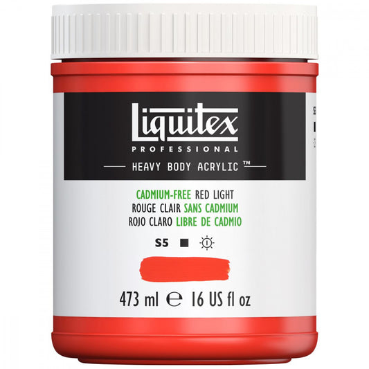 Tinta Acrílica Liquitex Heavy Body 893 Cadmium Free Red Light 473ml
