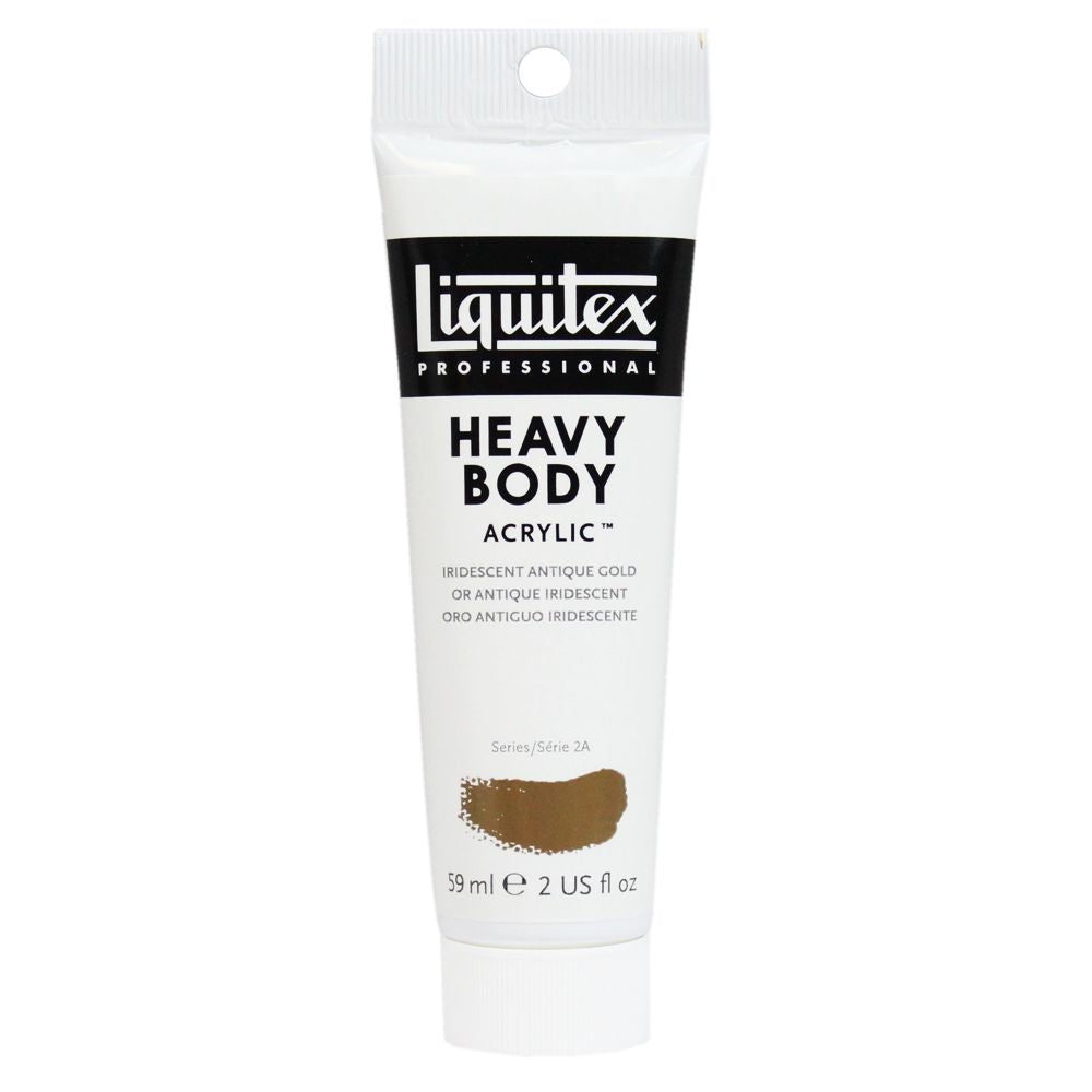 Tinta Acrílica Liquitex Heavy Body 237 Iridescente Antique Gold 59ml