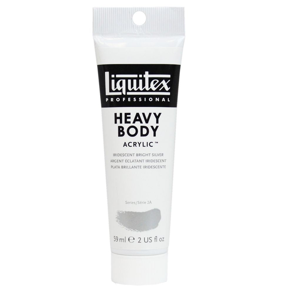 Tinta Acrílica Liquitex Heavy Body 236 Bright Silver 59ml