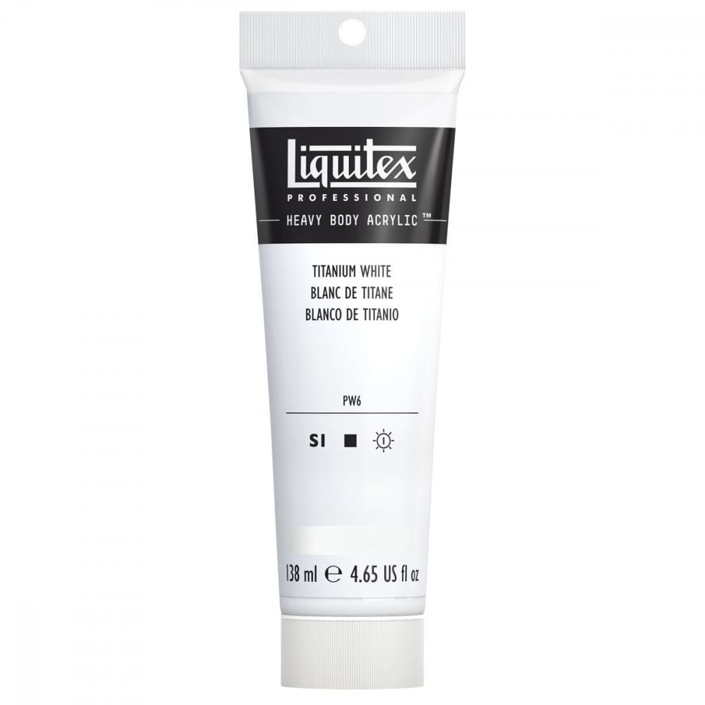 Tinta Acrílica Liquitex Heavy Body 432 Titanium White 138ml