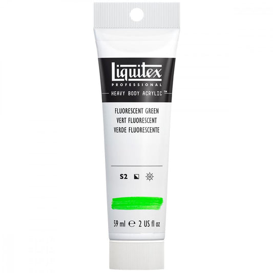 Tinta Acrílica Liquitex Heavy Body 985 Fluorescent Green 59ml