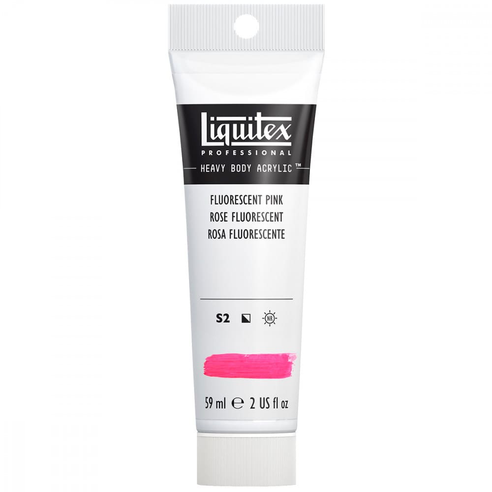 Tinta Acrílica Liquitex Heavy Body 987 Fluorescent Pink 59ml