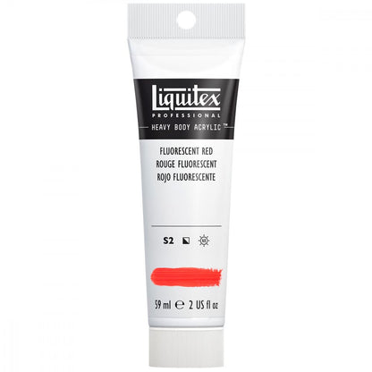 Tinta Acrílica Liquitex Heavy Body 983 Fluorescent Red 59ml