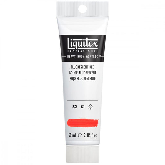Tinta Acrílica Liquitex Heavy Body 983 Fluorescent Red 59ml
