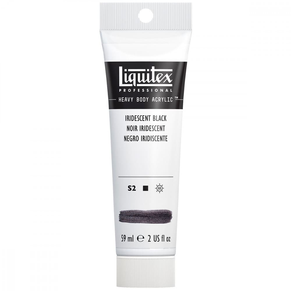 Tinta Acrílica Liquitex Heavy Body 338 Iridescent Black 59ml