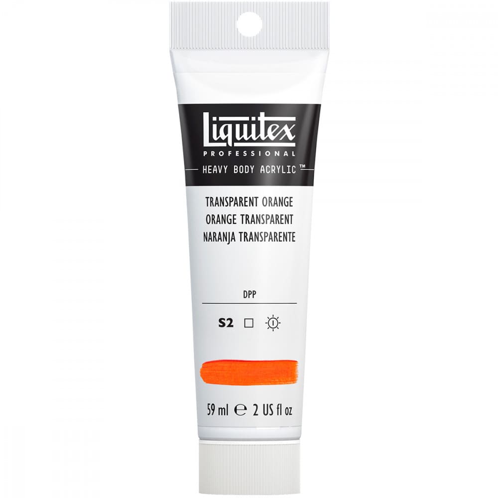Tinta Acrílica Liquitex Heavy Body 035 Transparent Orange 59ml