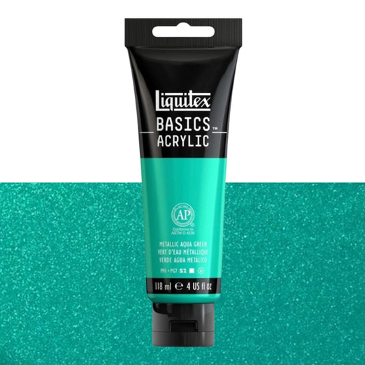 Tinta Acrílica Liquitex Basics 118ml Tom Metálico