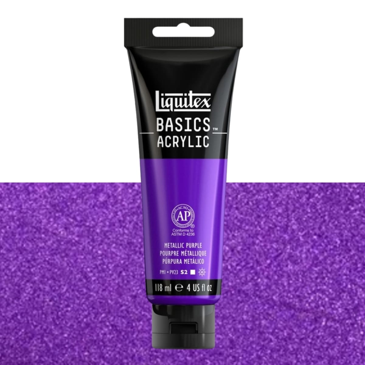 Tinta Acrílica Liquitex Basics 118ml Tom Metálico