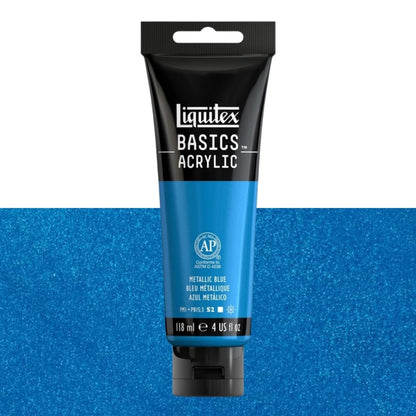 Tinta Acrílica Liquitex Basics 118ml Tom Metálico