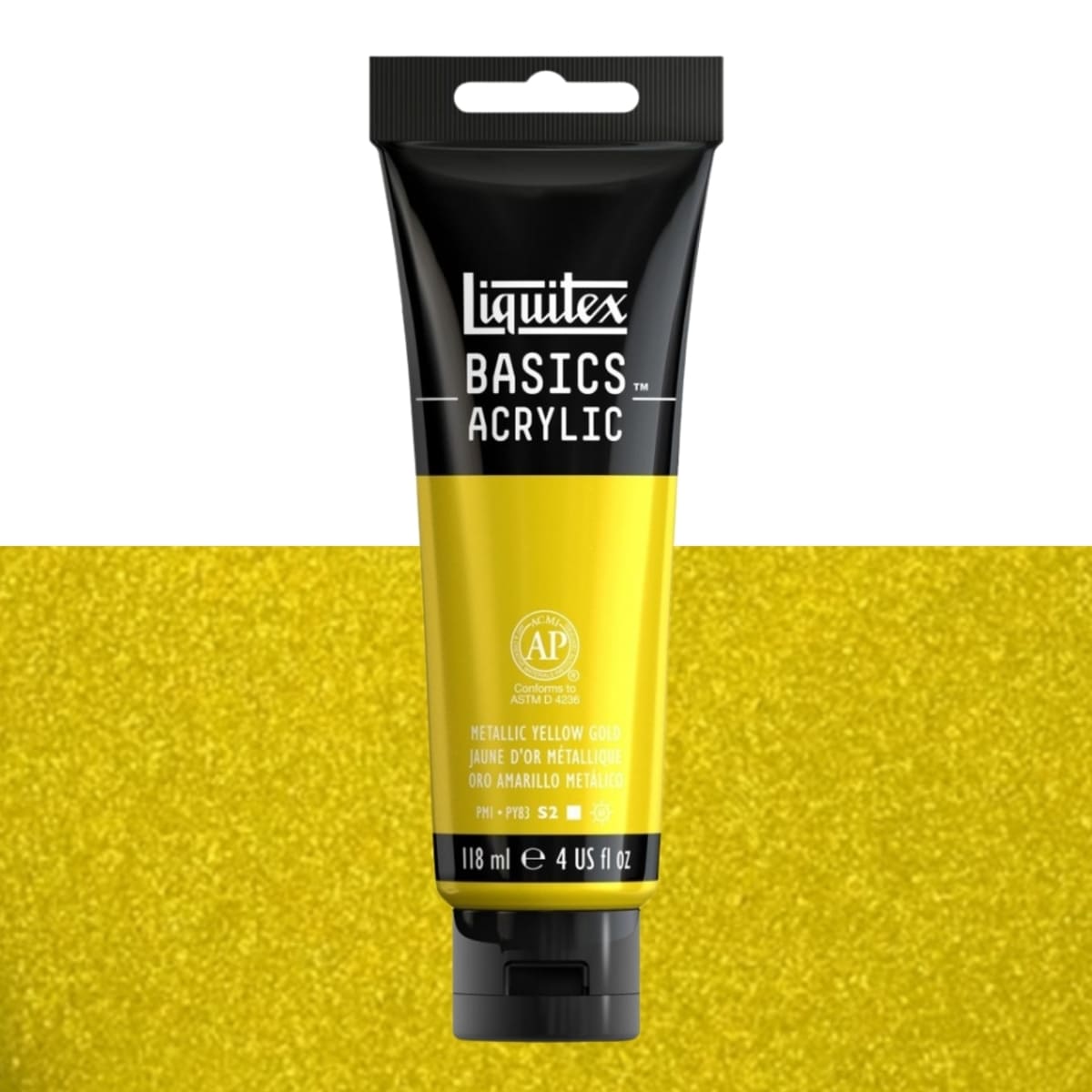 Tinta Acrílica Liquitex Basics 118ml Tom Metálico