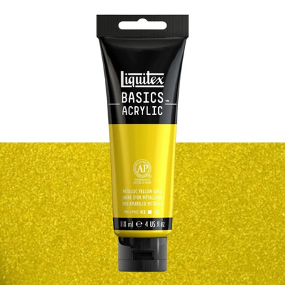Tinta Acrílica Liquitex Basics 118ml Tom Metálico