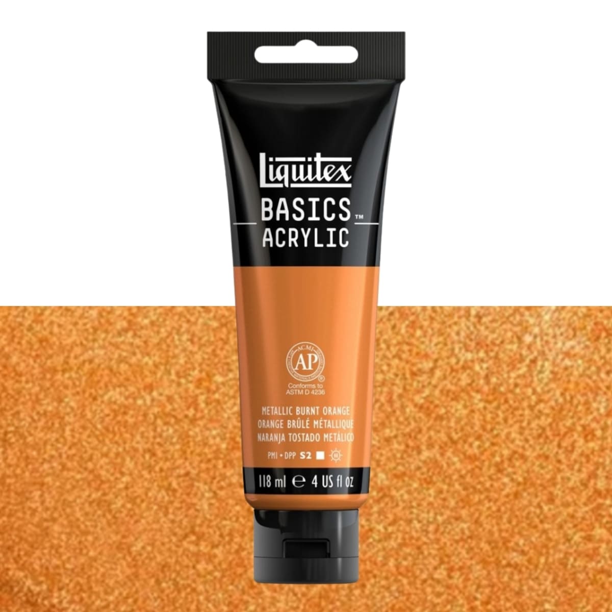 Tinta Acrílica Liquitex Basics 118ml Tom Metálico