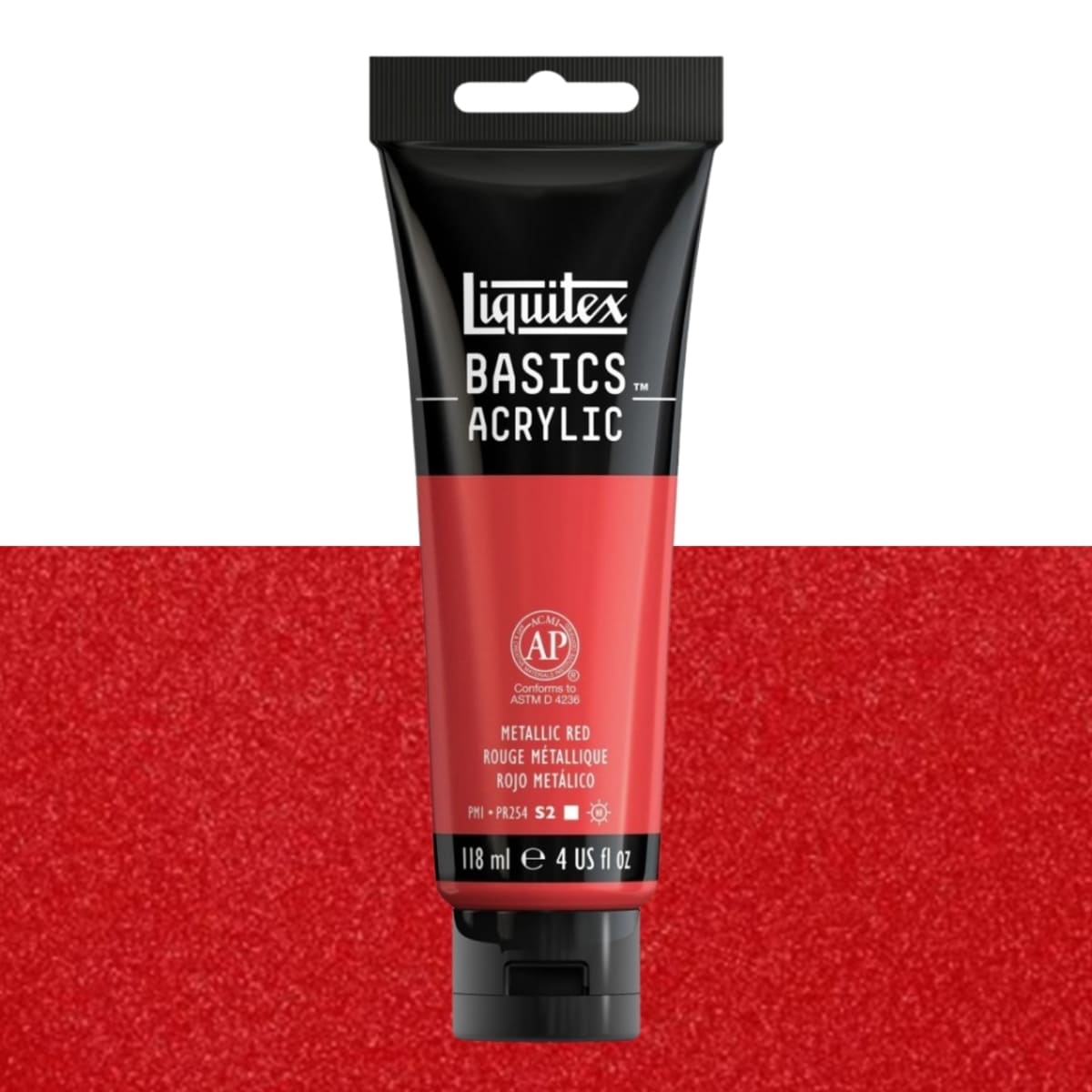 Tinta Acrílica Liquitex Basics 118ml Tom Metálico