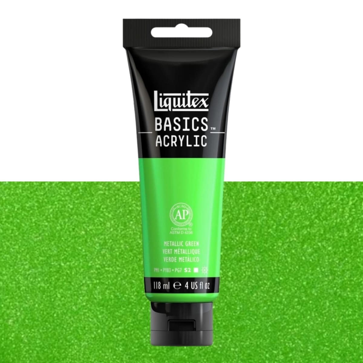 Tinta Acrílica Liquitex Basics 118ml Tom Metálico