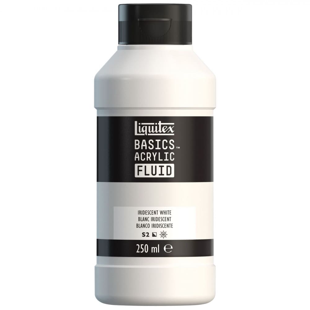 Tinta Acrílica Liquitex Basics Fluid 250ml Iridescent White