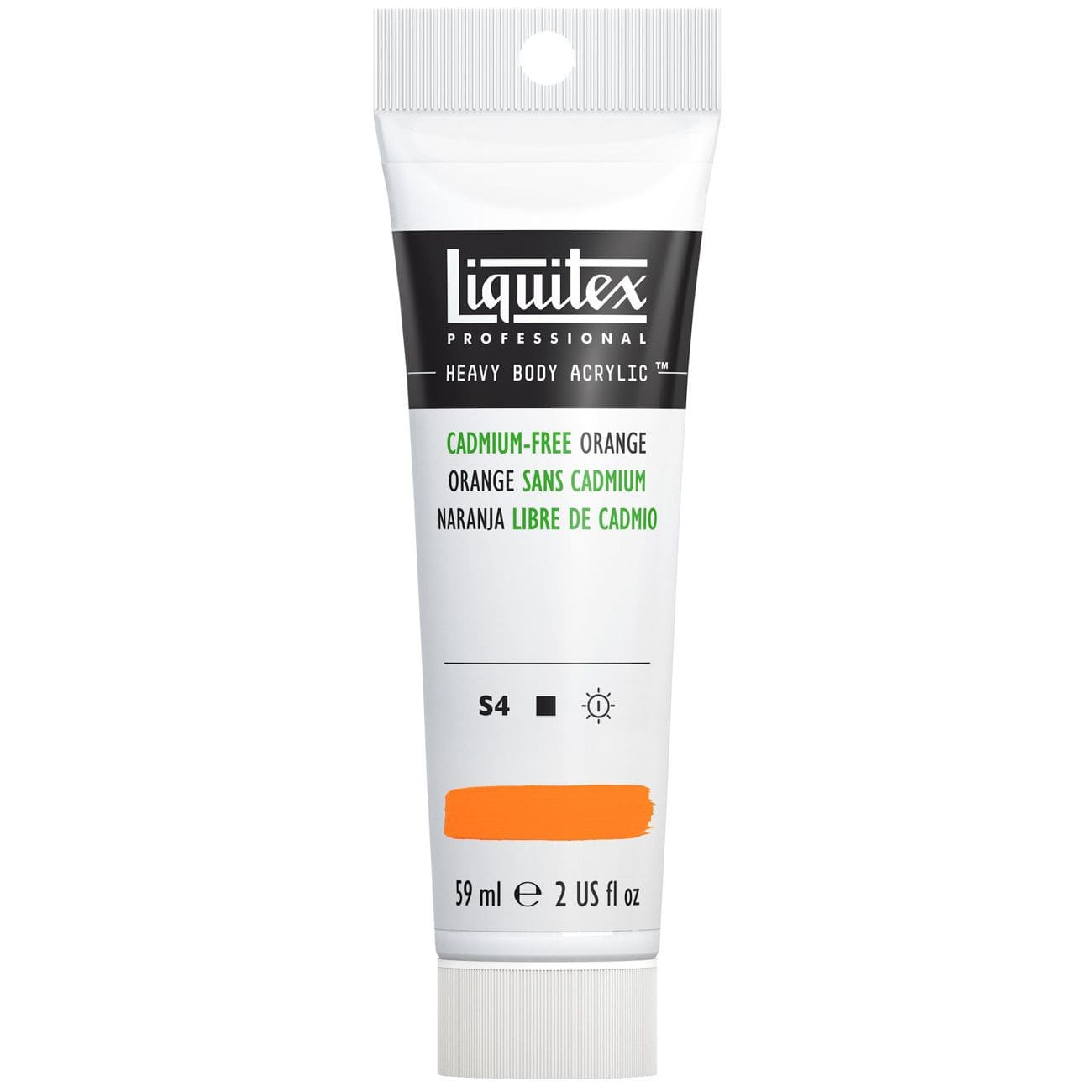 Tinta Acrílica Liquitex Heavy Body S4 892 Cadmium Free Orange 59ml