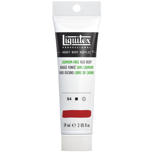 Tinta Acrílica Liquitex Heavy Body S5 895 Cadmium Free Red Deep 59ml