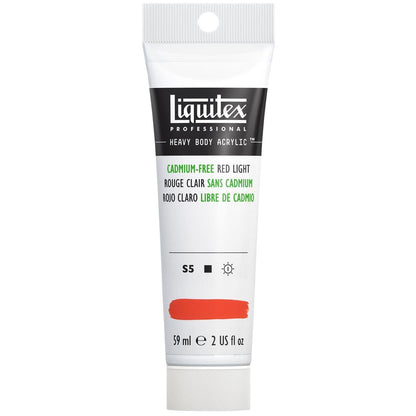Tinta Acrílica Liquitex Heavy Body S5 893 Cadmium Free Red Light 59ml
