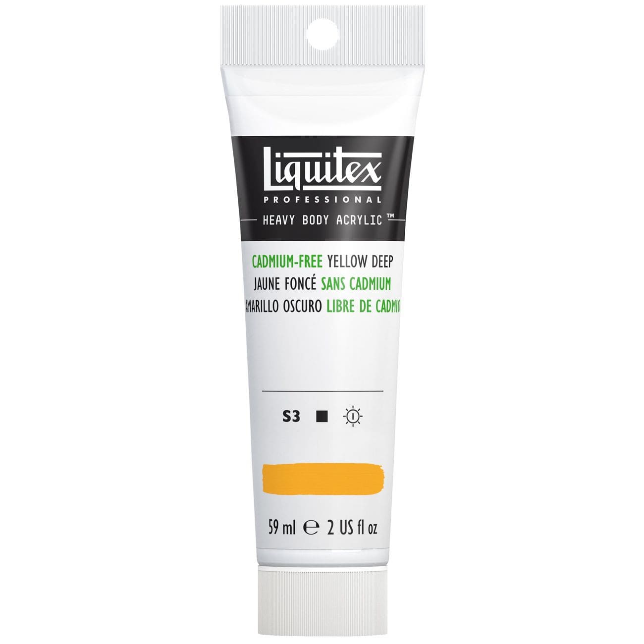 Tinta Acrílica Liquitex Heavy Body S4 Cadmium Free Yellow Deep 59ml