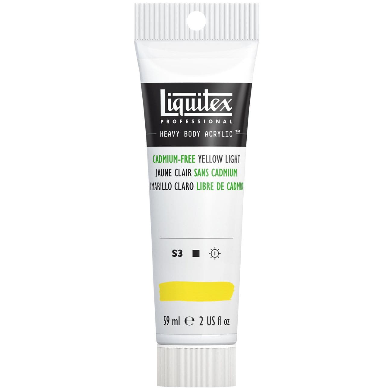 Tinta Acrílica Liquitex Heavy Body S3 889 Cadmium Free Yellow Light 59ml