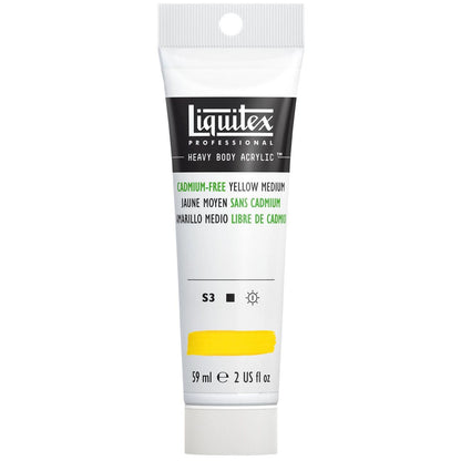 Tinta Acrílica Liquitex Heavy Body S3 890 Cadmium Free Yellow Medium 59ml