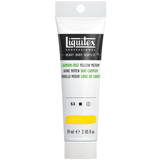 Tinta Acrílica Liquitex Heavy Body S3 890 Cadmium Free Yellow Medium 59ml