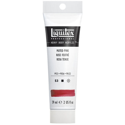 Tinta Acrílica Liquitex Heavy Body S3 504 Muted Pink 59ml
