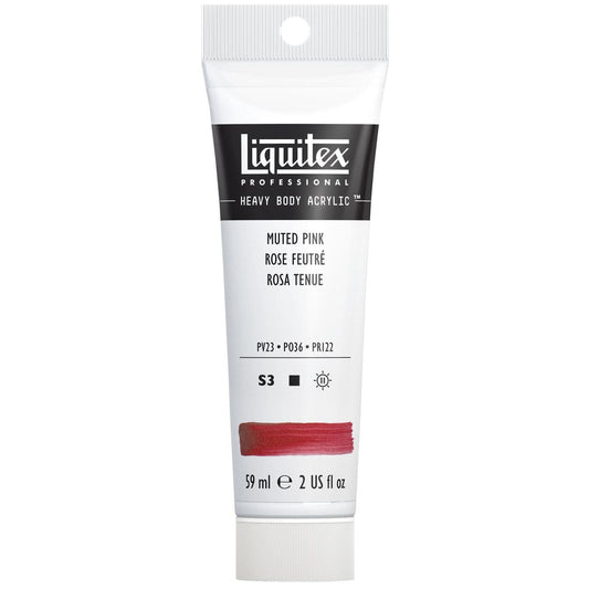 Tinta Acrílica Liquitex Heavy Body S3 504 Muted Pink 59ml
