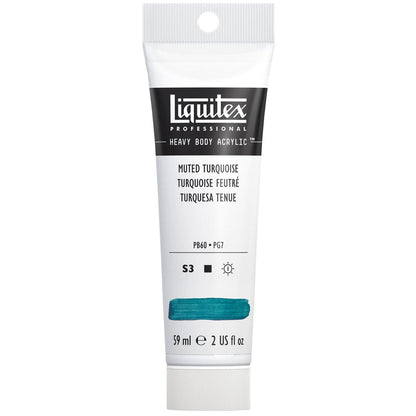Tinta Acrílica Liquitex Heavy Body S3 503 Muted Turquoise 59ml