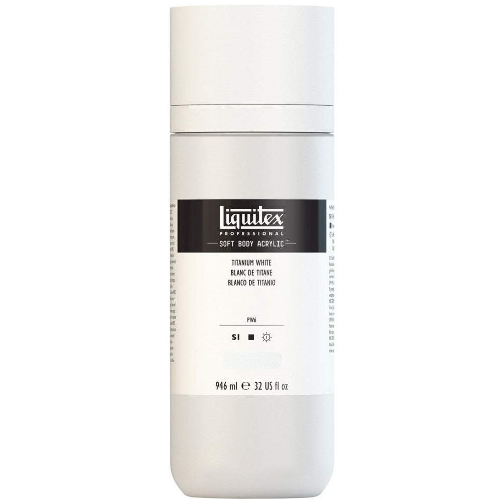Tinta Acrílica Liquitex Soft Body 946ml S1 432 Titanium White