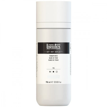 Tinta Acrílica Liquitex Soft Body 946ml S1 432 Titanium White