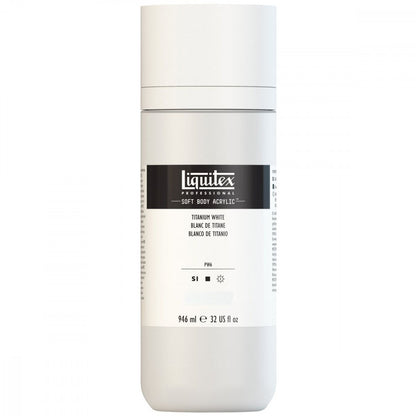 Tinta Acrílica Liquitex Soft Body 946ml S1 432 Titanium White