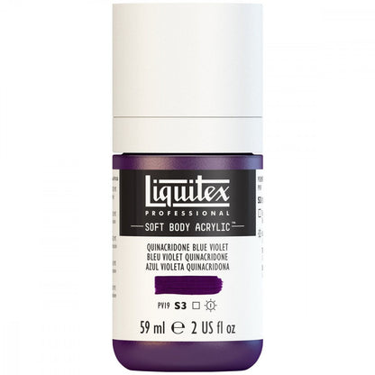 Tinta Acrílica Liquitex Soft Body 59ml S3 118 Quinacridone Blue Violet