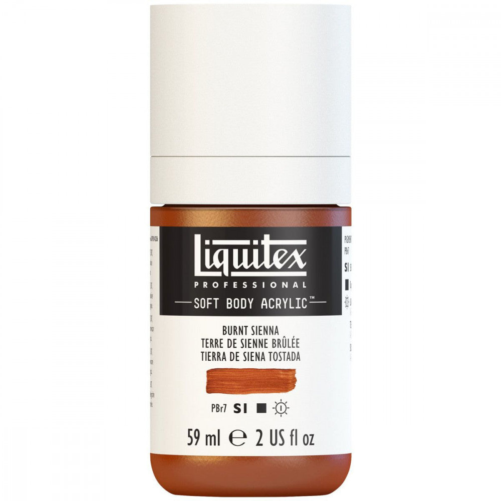Tinta Acrílica Liquitex Soft Body 59ml S1 127 Burnt Sienna