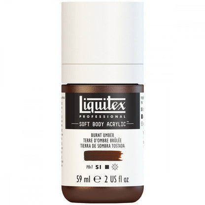 Tinta Acrílica Liquitex Soft Body 59ml S1 128 Burnt Umber