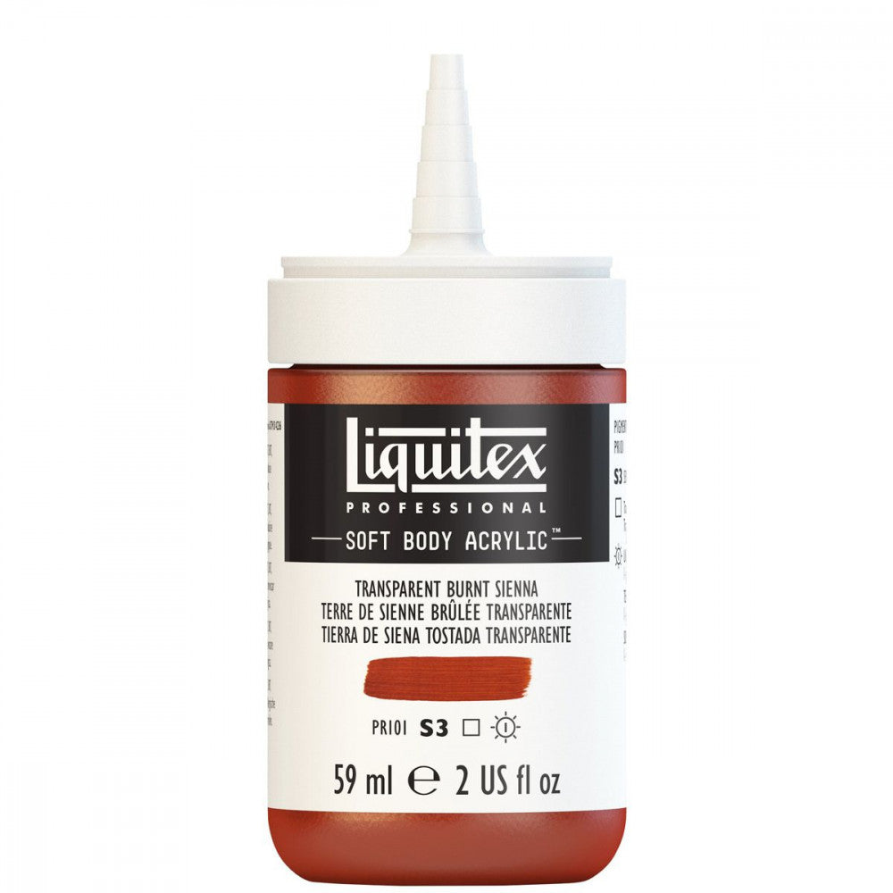 Tinta Acrílica Liquitex Soft Body 59ml S3 129 Transparent Burnt Sienna